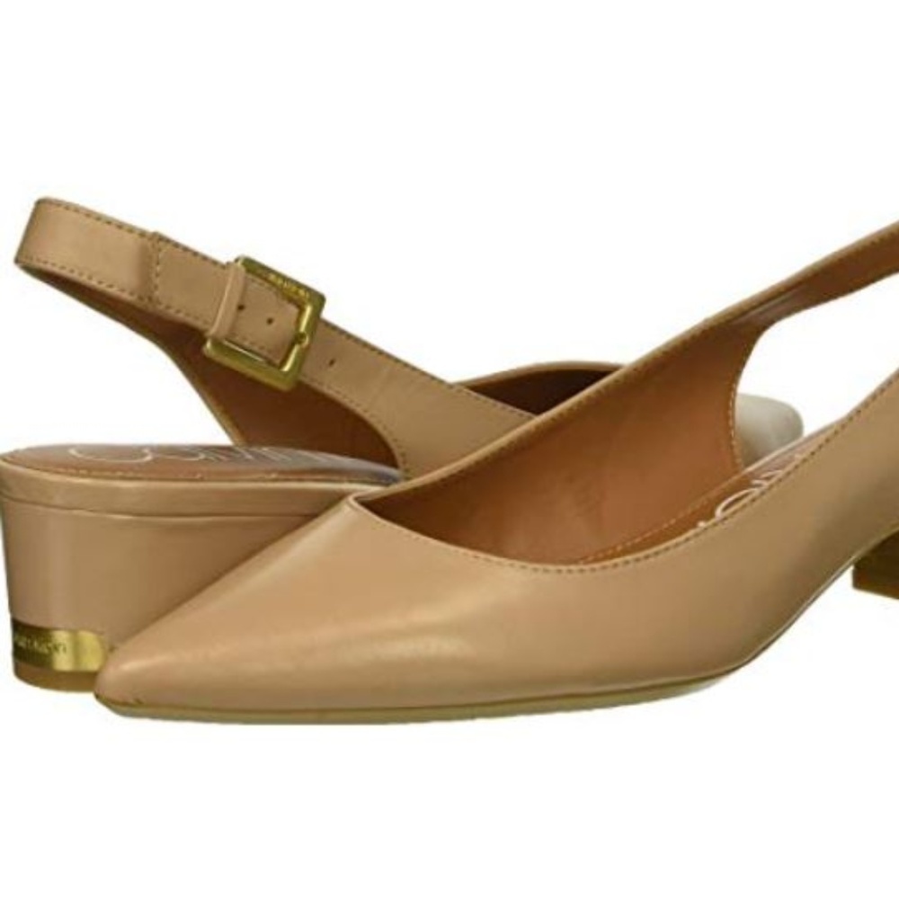 Calvin Klein Slingback Block Heels